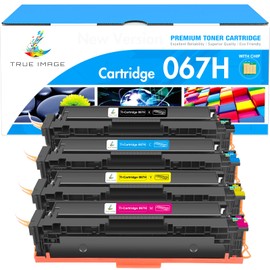 067 067H Toner Cartridge Set MF656Cdw MF654Cdw Compatible for Canon 067H 067 Color ImageCLASS LBP632CDW MF653Cdw LBP633CDW MF651CW LBP631CW Printer High Yield Ink (4 Pack)