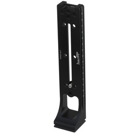 Haoge LVR-200AS 200mm Dual Dovetails Plate Nodal Slide Vertical Rail with 90 Degree Quick Release Dovetail fit Arca Swiss Type Tripod Ballhead Ball Head Panoramic Panorama Clamp