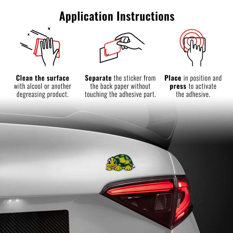 Quattroerre 475 Sticker 3d Turtle