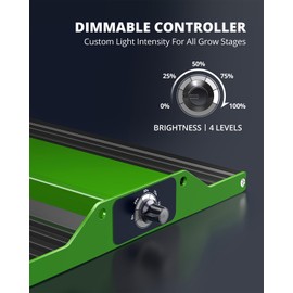 VIPARSPECTRA P700 Grow Light, 70 Watt Dimmable Full Spectrum Plant Light, LED Grow Lights for Indoor Plants Seed Starting Seedlings Vegetable,11000 Lumens Small Hanging Growing Lamp for 2x2 Grow Tent