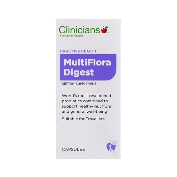 Clinicians Multiflora Digest Capsules 30