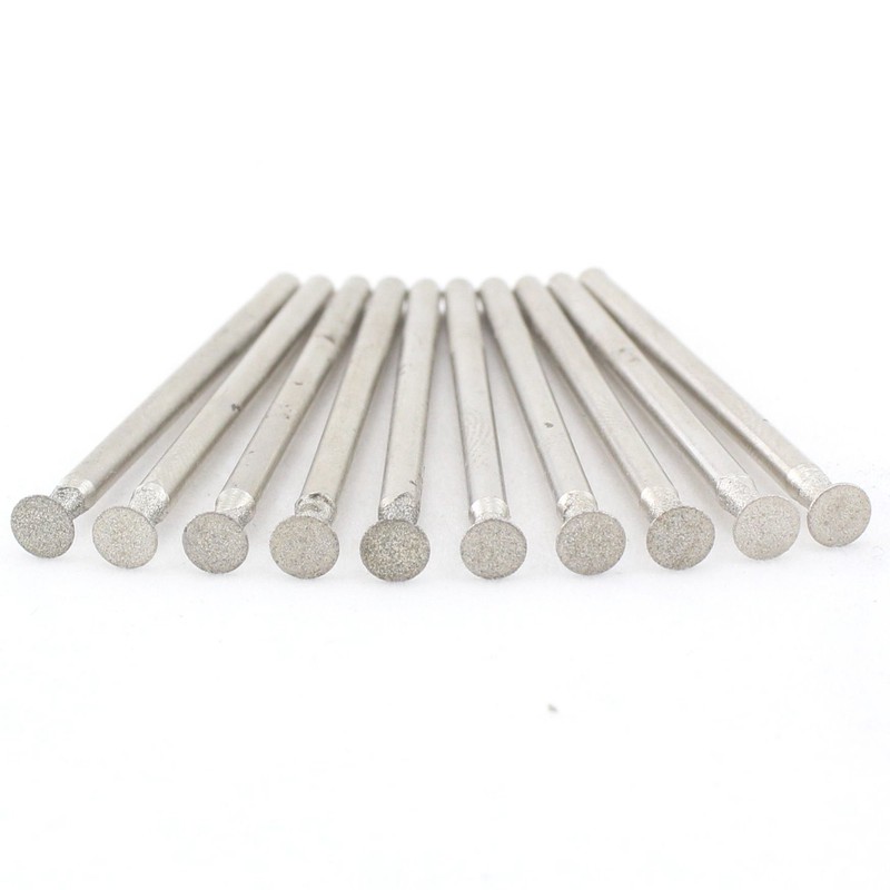 ILOVETOOL 4mm Super-Thin T Diamond Grinding Head Rotary Bits Burrs