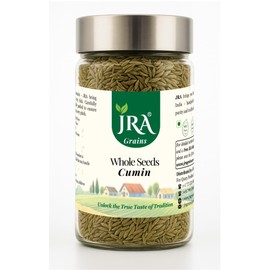 JRA Cumin Seeds Whole – 130g (4.59 oz) | Fresh & Aromatic Jeera | Non-GMO | 100% Raw