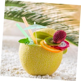 Alipis Pcs Mini Drink Umbrellas Paper Cocktail Umbrellas for Decorations Colorful Flower Pattern Party Accessories