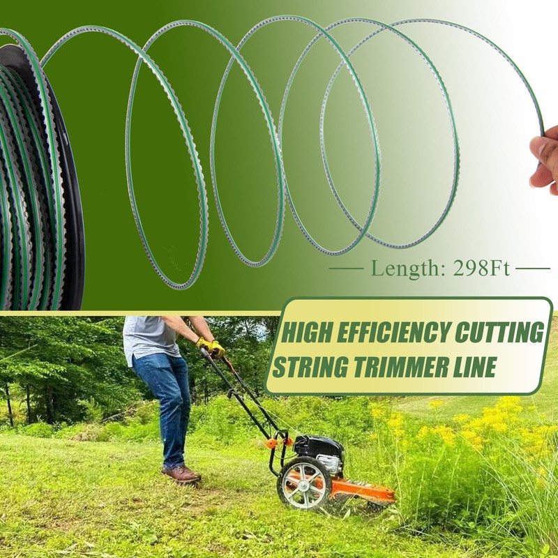 Sawtooth 170 Trimmer Line, Heavy Duty Sawtooth Weed Wacker String