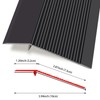 Lunghaa Aluminum Floor Transition Strip, Threshold Reducer for Doorway Ramp
