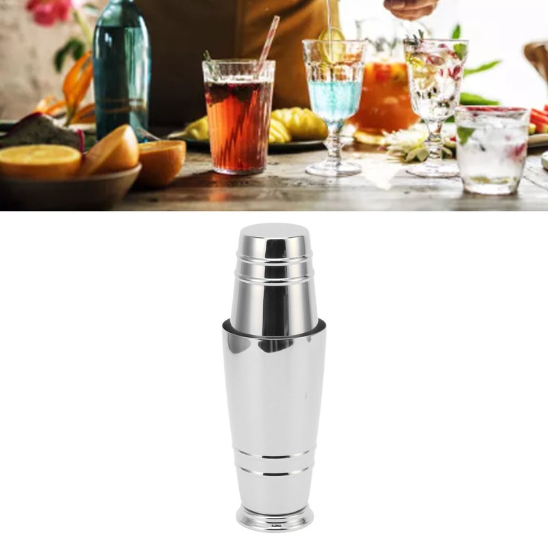 Cocktail Mixer 304 Stainless Steel Glossy with Bottom Dishwasher Safe