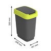 Rotho Twist Swing Bin 10 L with Swing and Hinged