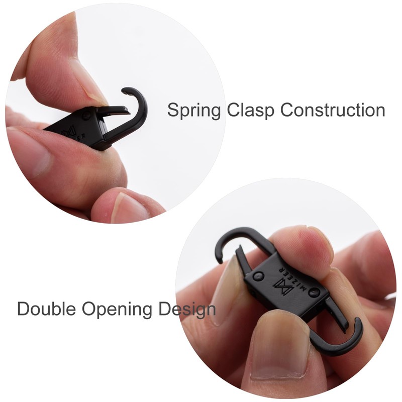 Mizeer 2 Size Zipper Clip Theft Deterrent - Anti Theft