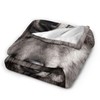 Algranben Wolf Throw Blanket Gifts for Adult Women Men Teens,