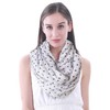 Lina & Lily Polka Dot Snood Tube Scarf -
