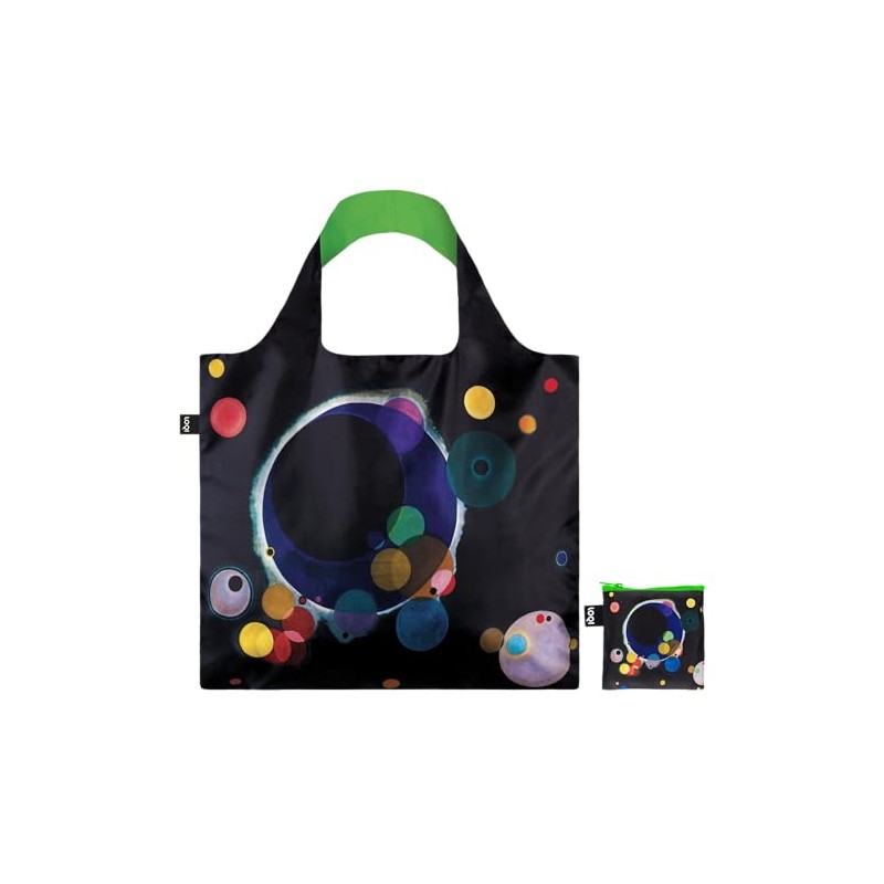 LOQI WASSILY KANDINSKY Several Circles Neon Green