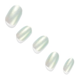 Dashing Diva ZMA008 Nail Sticker, Gel Nails, Color Gel, Light, Hardening Type, False Nails, Hand, Glaze, Mint Aurora Green, Green