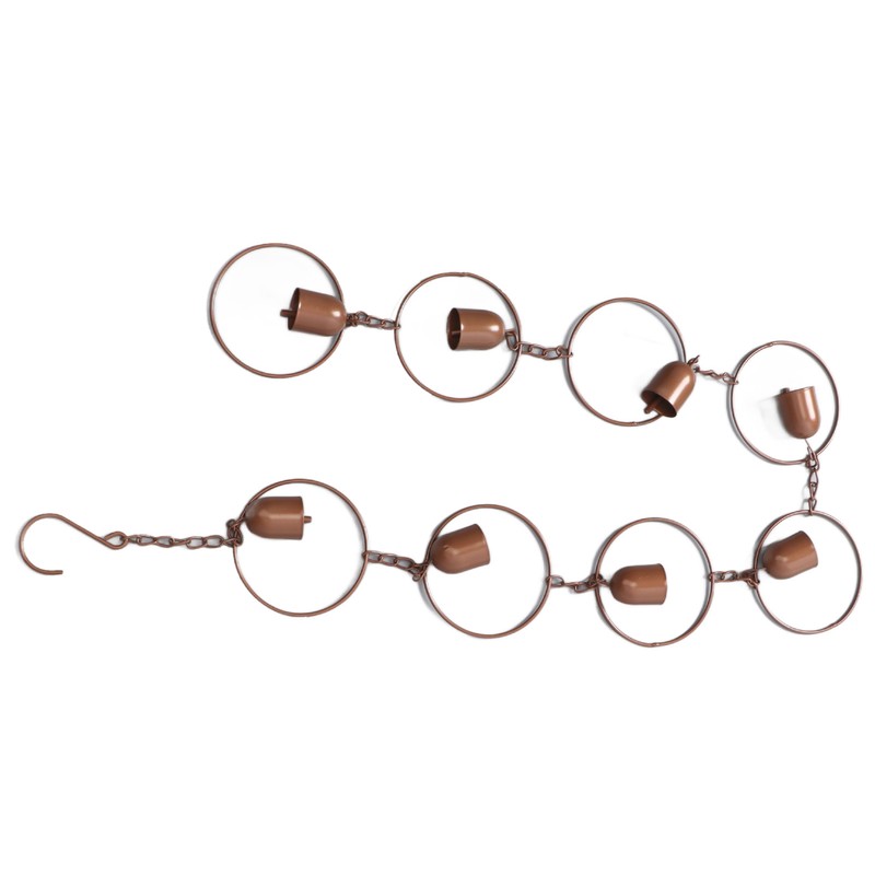 Hanging Rain Chime Metal Beautiful Sound Decorative Bell Shaped Rain
