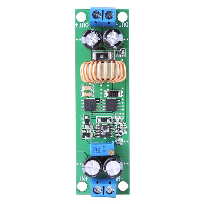 DC-DC Step-Down Converter 6.5V-60V to 1.25-30V 10A Converter Adjustable Power