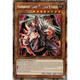 Vanquish Soul Caesar Valius (Platinum Secret Rare) - RA04-EN046 - Platinum Secret Rare - 1st Edition