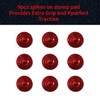 XCMAN 4 Layer-Cone Studs 7.87 Inch Dia Aluminum Snowboard Stomp