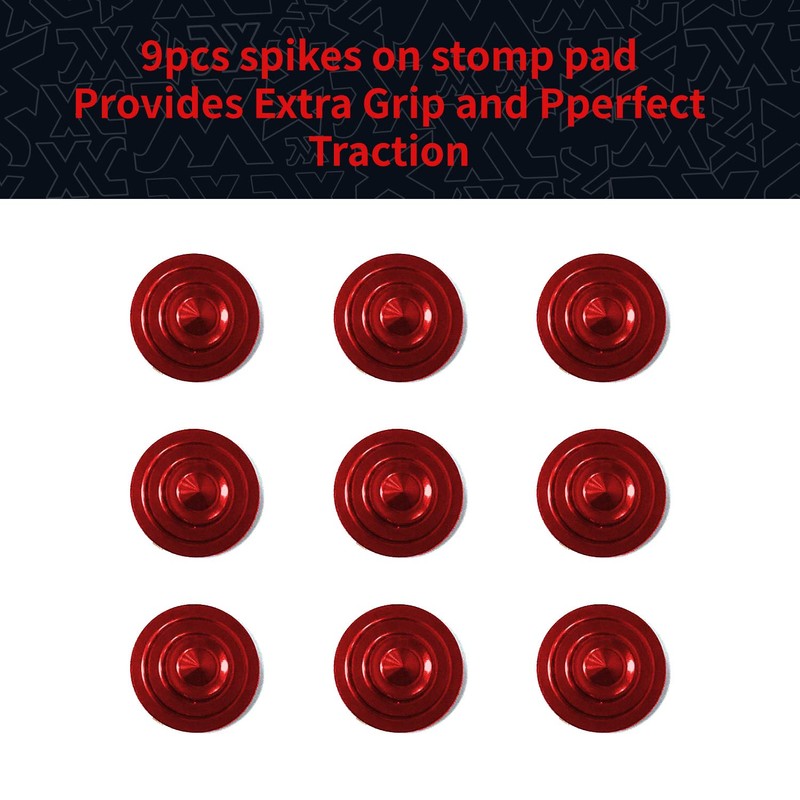 XCMAN 4 Layer-Cone Studs 7.87 Inch Dia Aluminum Snowboard Stomp