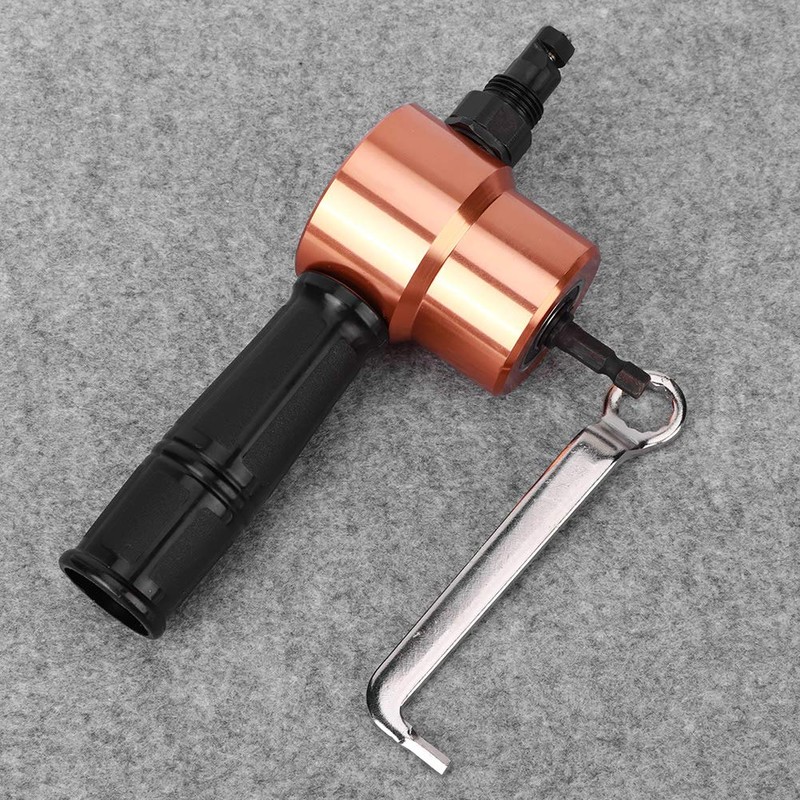 Double‑Headed Cutter Sheet Metal Nibbler, Cutting Tool Power Drill Accessory,