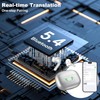 AI Translation Earbuds Real Time - 3-in-1 Bluetooth 5.4 Translating