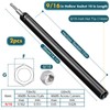 Blulu 9/16"(14mm) Power Nut Driver, Nut Runner Hollow Socket with