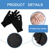 28PCS Black Cotton Gloves for Eczema Dry Hands Moisturising Gloves