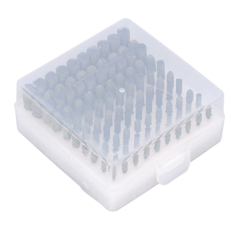 100Pcs Rubber Grinding Head Polishing Bit Various Sizes Accessory Set