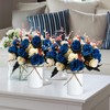 Domensi 6 Sets Wedding Centerpiece for Table Artificial Rose with
