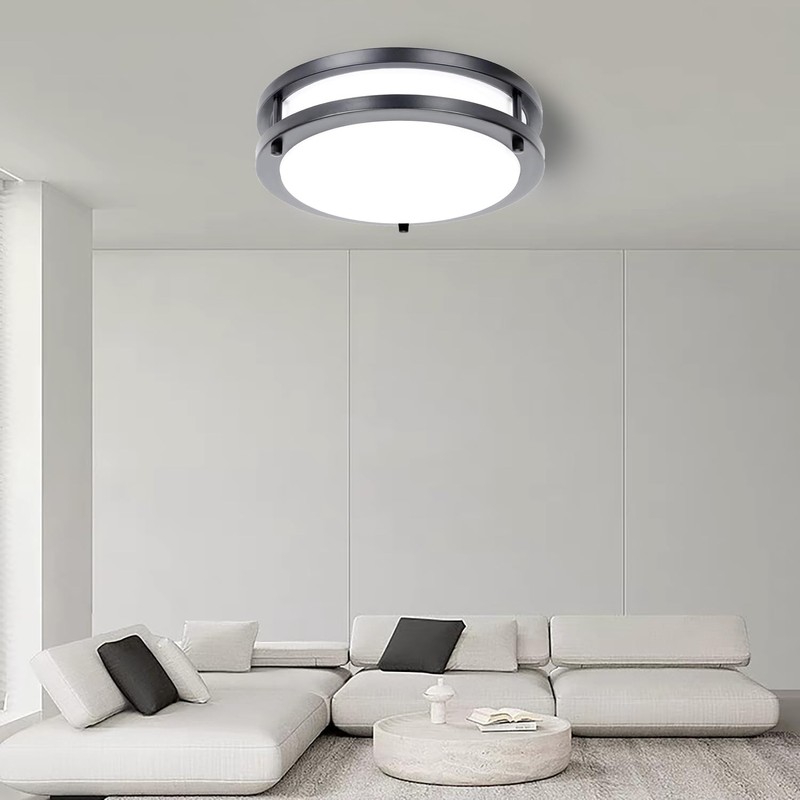 Drosbey 36W Dimmable LED Flush Mount Ceiling Light Fixture, Kitchen