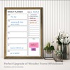 Dry Erase White Board Weekly Calendar Board, Magnetic Whiteboard for