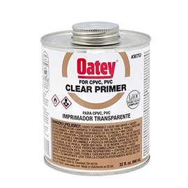 Oatey Clear Primer and Cement For CPVC/PVC 32 oz.