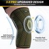 CAMBIVO 2 x Knee Support with Side Stabilisers, Knee Pads,