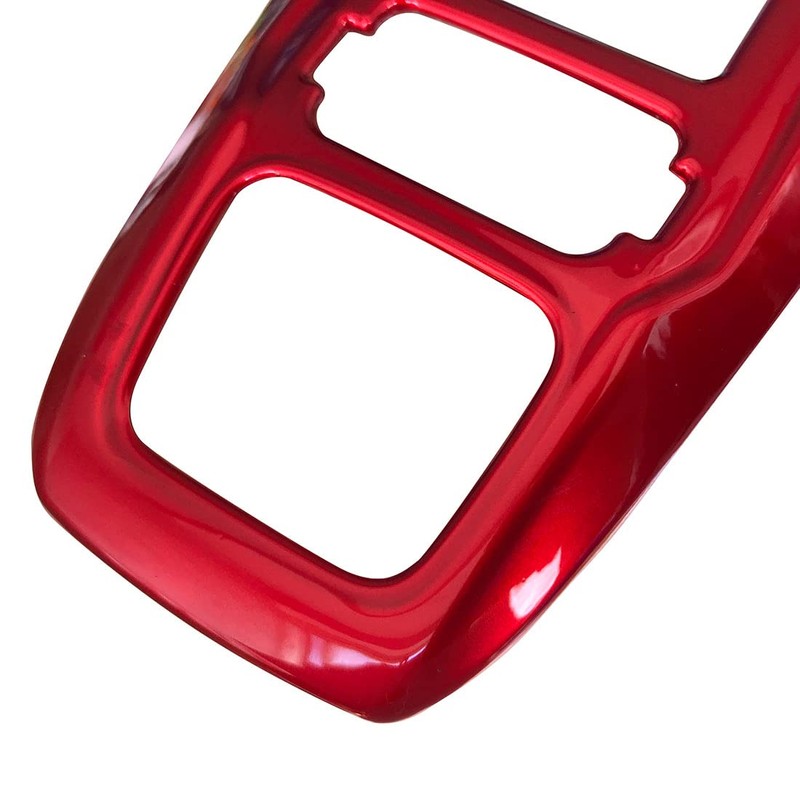 ruihe RED Car Gear Shift Knob Console Panel Trims Cover