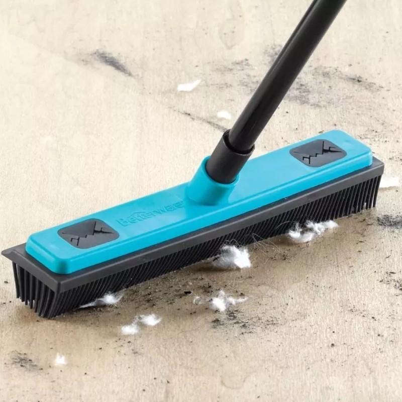 Betterware Escoba Pro Con Jalador, Multifuncional Líquidos Barre Pelos