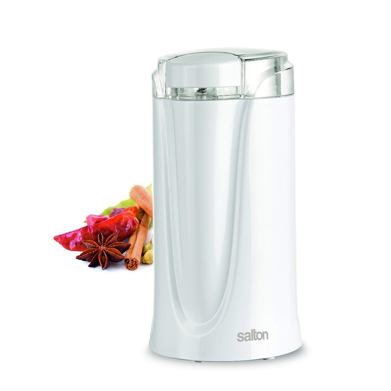 Salton Coffee, Spice & Herb Electric Grinder - White