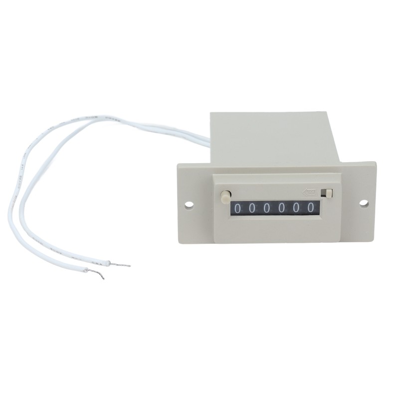 Electromagnetic Counter 0‑999999 6 Digit Industrial Pulse Totalizer for Machine
