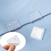 UtySty 4 Pack Shower Curtain Liner Clips Shower Splash Guard