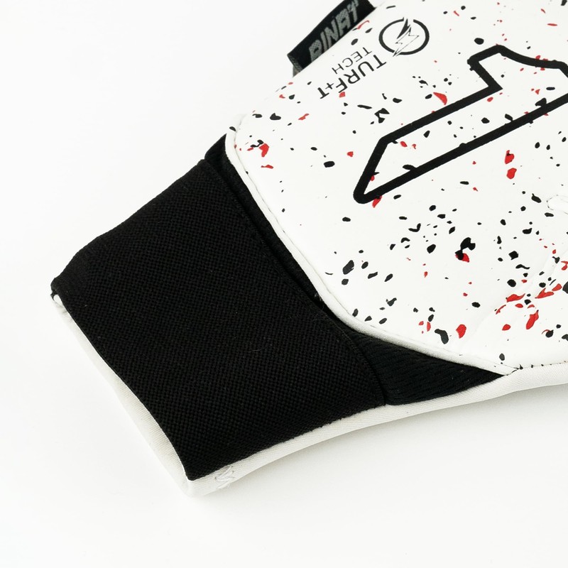 Rinat Nkam AS Adult Goalkeeper Gloves White Red Size 10