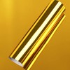 TECKWRAP 11.5"x 60" Chrome Mirror Gold Vinyl Wrap Self-Adhesive Car
