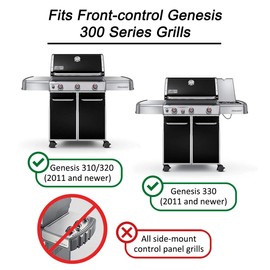 WEMEIKIT 1836-13 7628 7629 Universal Igniter Kit for Weber Genesis 300 Series Front-Control Grills, Genesis E/S 310 320 330 Starter Kit, 65946 65942 Part, 4-Outlet Ignition Replacement 88826