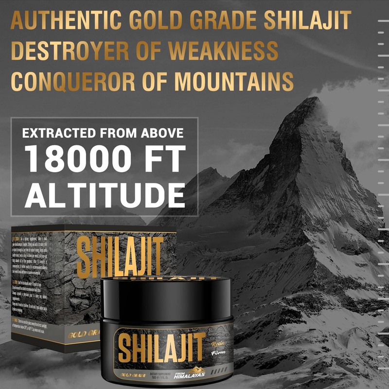 Himalayan Pure Natural Shilajit Resin 50g - Original Himalayan Shilajit