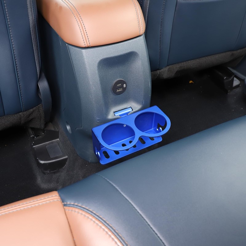 Car Rear Cup Holder Expander Organizer Compatible with Ford Maverick
