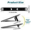 MBAIYO Foldable Keyboard Riser Stand, Self-Adjusting Laptop Feet with Dual