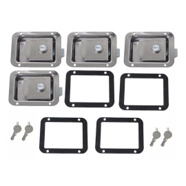 generic 4pcs Paddle Cierre Pestillo Camión Rv Caja De Herramientas