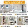 Pack of 12 Adjustable Glass Brackets, Aluminium Alloy Glass Clamp