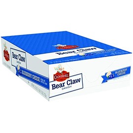 Cloverhill Bear Claws, Blueberry Cheese, Individually Packaged, Pack of 12