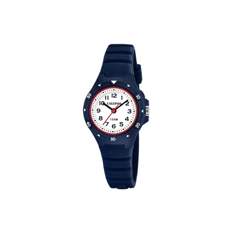 Calypso Children's Youth Watch Rubber Dark Blue Junior Watch UK5846/5