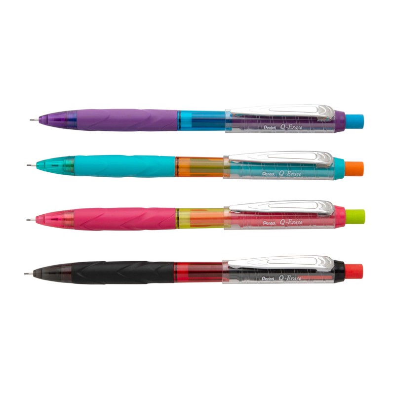 Pentel Q-Erase QE427 Mechanical Pencil with Retractable Eraser, 0.7 mm,