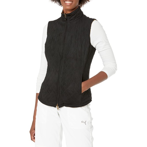 Greg Norman Women's Serengeti Reversible Vest, Amber, Large