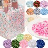 MKLKSDH 1000PCS No Hole Pearls, 3-8MM Gold Round Beads for